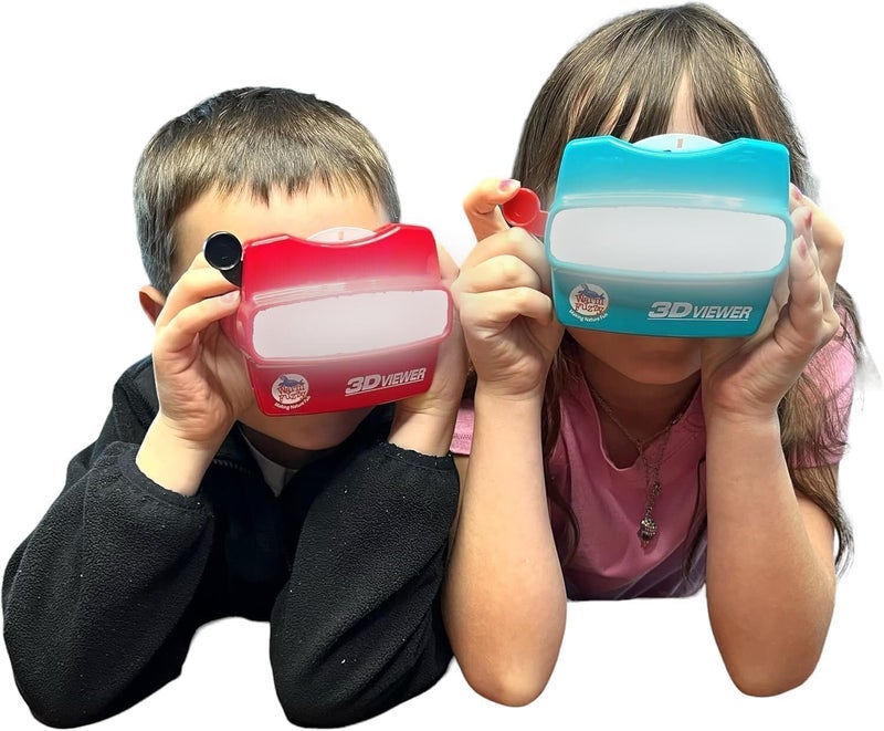 WARM FUZZY Toys LED Backlit 3D Viewer – (Birds Prey) – New 2025 USB-C Rechargeable Viewer for Kids & Adults Includes 3 Reels with 21 HD 3D Images – Patent-Pending Retro Toy, No Light Source Needed - Image 5